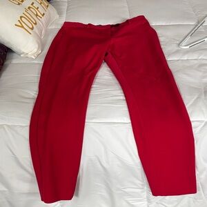 Express Red Ankle Pants